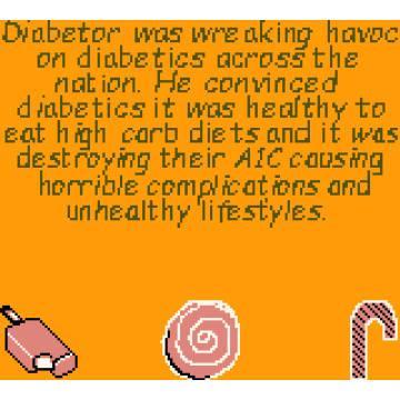 Diabetor and the Sugar Monsters