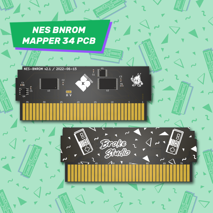 NES BNROM (mapper 34) PCB NES BNROM (mapper 34) PCB